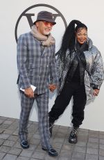 JANET JACKSON at Louis Vuitton Womenswear Fashion Show at PFW in Paris 10/04/2022