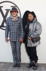 JANET JACKSON at Louis Vuitton Womenswear Fashion Show at PFW in Paris 10/04/2022