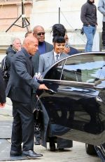 JANET JACKSON Leaves Thom Browne Fashion Show in Paris 10/03/2022