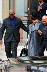 JANET JACKSON Leaves Thom Browne Fashion Show in Paris 10/03/2022