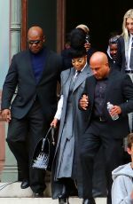 JANET JACKSON Leaves Thom Browne Fashion Show in Paris 10/03/2022