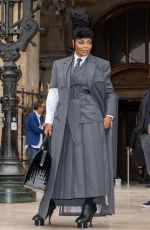 JANET JAKSON at Thom Browne SS3 Fashion Show in Paris 10/03/2022