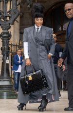 JANET JAKSON at Thom Browne SS3 Fashion Show in Paris 10/03/2022