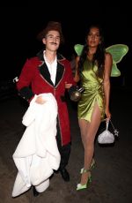JASMINE TOOKES Arrives at Casamigos Halloween Party in Beverly Hills 10/28/2022