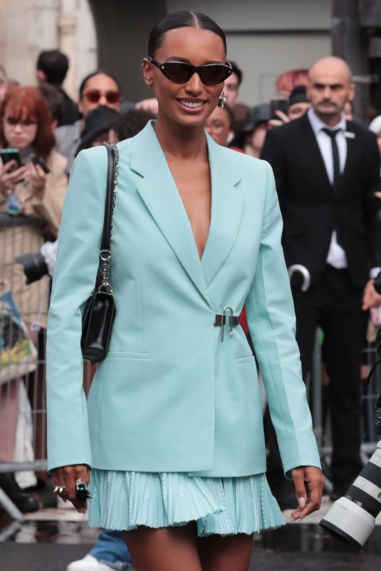 JASMINE TOOKES Arrives at Givenchy Fashion Show in Paris 10/02/20222