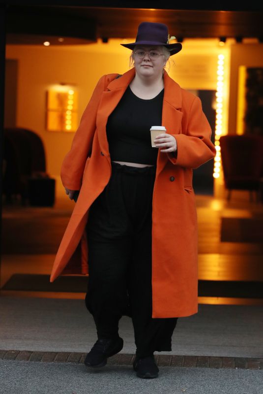 JAYDE ADAMS Heading to Strictly Come Dancing Rehersal in London 10/21/2022