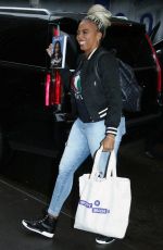JEMELE HILL Arrives at SiriusXM Studios in New York 10/24/2022