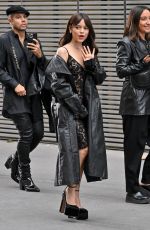 JENNA ORTEGA at Valentino Fashion Show in Paris 10/02/2022