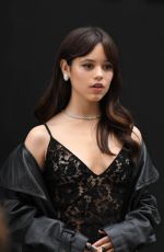 JENNA ORTEGA at Valentino Fashion Show in Paris 10/02/2022