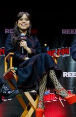JENNA ORTEGA at Wednesday Panel at New York Comic-con 10/08/2022