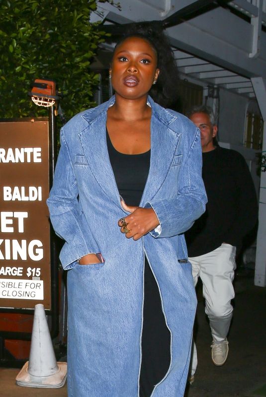 JENNIFER HUDSON Leaves Giorgio Baldi in West Hollywood 10/27/2022