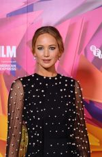 JENNIFER LAWRENCE at Causeway Premiere at 66th BFI London Film Festival 10/08/2022