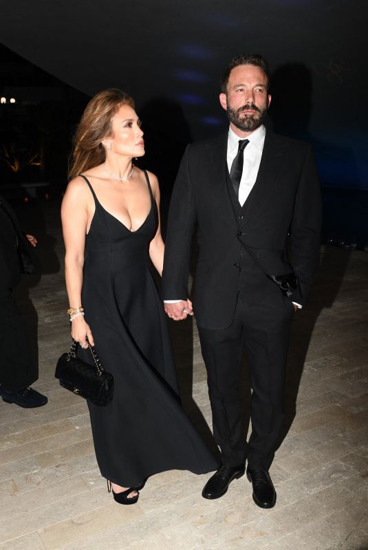 JENNIFER LOPEZ and Ben Affleck Arrives at Celebration of Life for J.R. Ridinger in Miami 10/08/2022