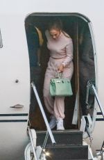 JENNIFER LOPEZ Arrives in Los Angeles on a Private Jet 10/09/2022