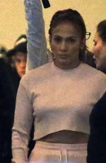 JENNIFER LOPEZ at a Balcony in Los Angeles 10/09/2022