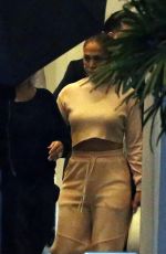 JENNIFER LOPEZ at a Balcony in Los Angeles 10/09/2022