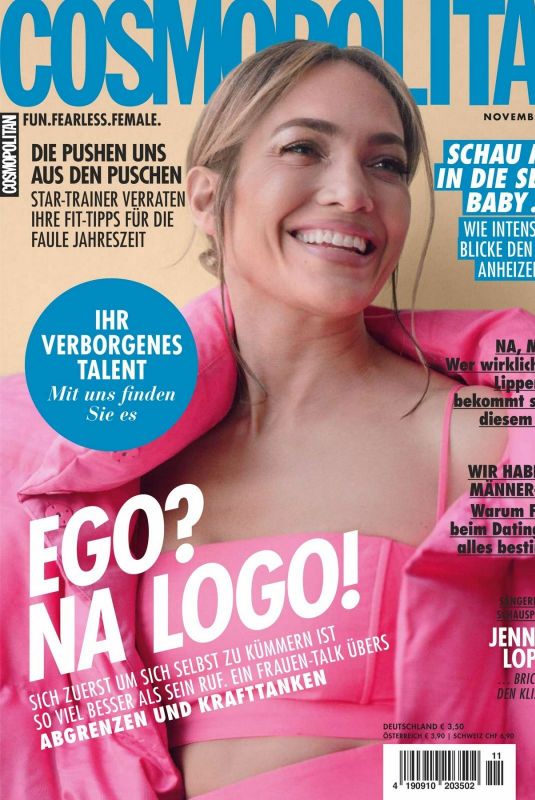 JENNIFER LOPEZ in Cosmopolitan Magazine, Germany November 2022