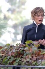 JENNIFER LOPEZ on the Set of Her New Movie Atlas in Los Angeles 10/11/2022