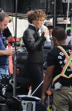 JENNIFER LOPEZ on the Set of Her New Movie Atlas in Los Angeles 10/11/2022