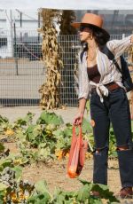 JESSICA ALBA at a Pumpkin Patch in Los Angeles 10/23/2022