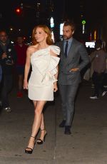 JESSICA CHASTAIN Night Out in New York 10/18/2022