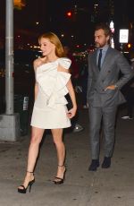 JESSICA CHASTAIN Night Out in New York 10/18/2022