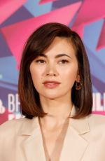 JESSICA HENWICK at Gglass Onion: A Knives Out Mystery at BFI London Film Festival 10/16/2022