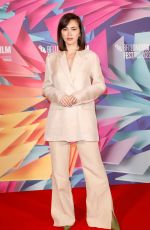 JESSICA HENWICK at Gglass Onion: A Knives Out Mystery Photocall at BFI London Film Festival 10/16/2022