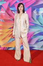 JESSICA HENWICK at Gglass Onion: A Knives Out Mystery Photocall at BFI London Film Festival 10/16/2022