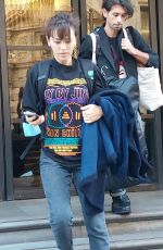 JESSICA HENWICK Leaves Her Hotel in London 10/18/2022