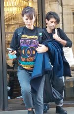JESSICA HENWICK Leaves Her Hotel in London 10/18/2022