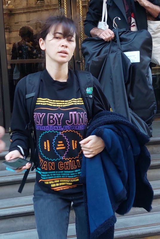 JESSICA HENWICK Leaves Her Hotel in London 10/18/2022