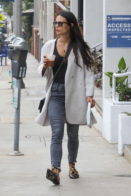 JORDANA BREWSTER Out for Morning Starbucks Coffee in Brentwood 10/21/2022