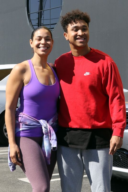JORDIN SPARKS and Brandon Armstrong Leaves Dance Studio in Los Angeles 10/21/2022