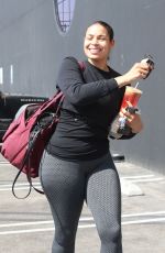 JORDIN SPARKS Arrives at DWTS Studios in Los Angels 10/07/2022