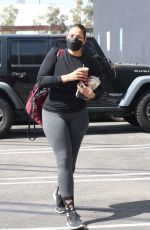 JORDIN SPARKS Arrives at DWTS Studios in Los Angels 10/07/2022