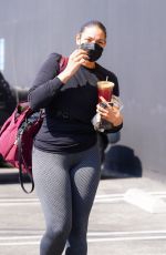 JORDIN SPARKS Arrives at DWTS Studios in Los Angels 10/07/2022