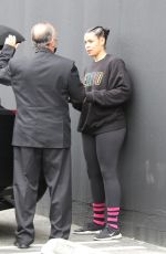 JORDIN SPARKS Leaves Dance Practice in Los Angeles 10/14/2022