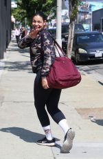 JORDIN SPARKS Leaves Dance Studio in Los Angeles 09/30/2022