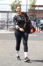 JORDIN SPARKS Leaves Dance Studio in Los Angeles 09/30/2022