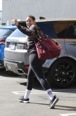 JORDIN SPARKS Leaves Dance Studio in Los Angeles 09/30/2022