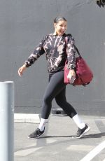 JORDIN SPARKS Leaves Dance Studio in Los Angeles 09/30/2022