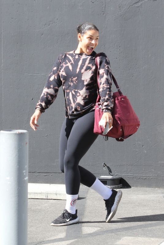 JORDIN SPARKS Leaves Dance Studio in Los Angeles 09/30/2022