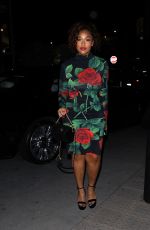 JORDYN WOODS Out for Dinner at Madeo in West Hollywood 10/15/2022