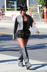 JULIANA NALU Out for Lunch with a Friend in West Hollywood 10/21/2022