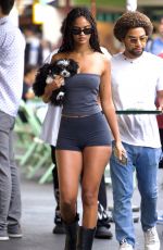 JULIANA NALU Out Shopping with Friends at The Grove in Los Angeles 10/14/2022