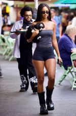 JULIANA NALU Out Shopping with Friends at The Grove in Los Angeles 10/14/2022