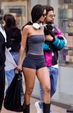 JULIANA NALU Out Shopping with Friends at The Grove in Los Angeles 10/14/2022