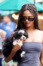 JULIANA NALU Out Shopping with Friends at The Grove in Los Angeles 10/14/2022