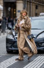 JULIANNE HOUGH Out at Paris Fashion Week 10/01/2022